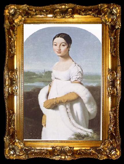 framed  Jean Auguste Dominique Ingres Mademoiselle Riviere (mk09), ta009-2